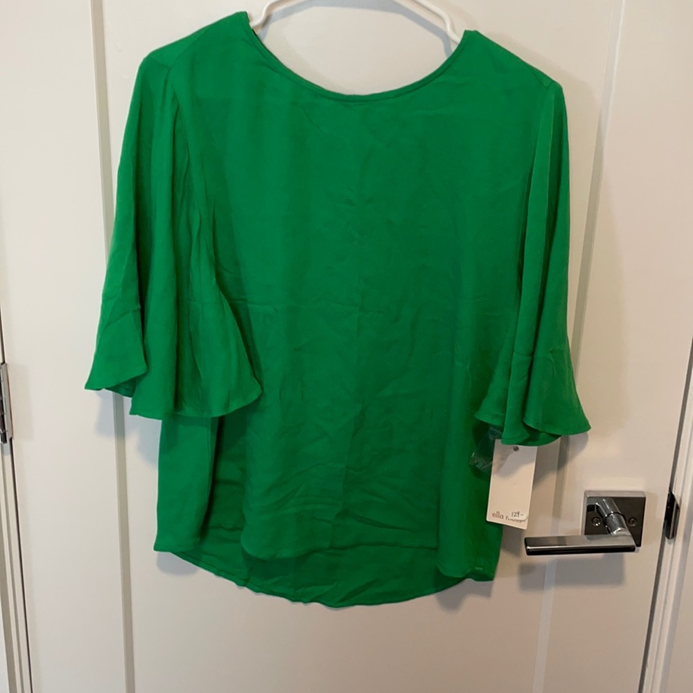 Ella Moss green top, small
